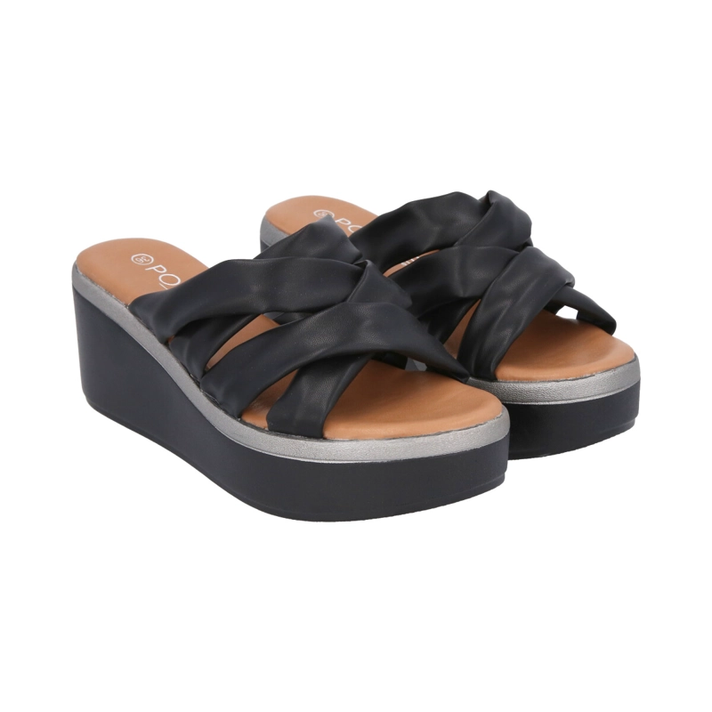 SANDALIAS MUJER POLICE NEGRO LELE - 4