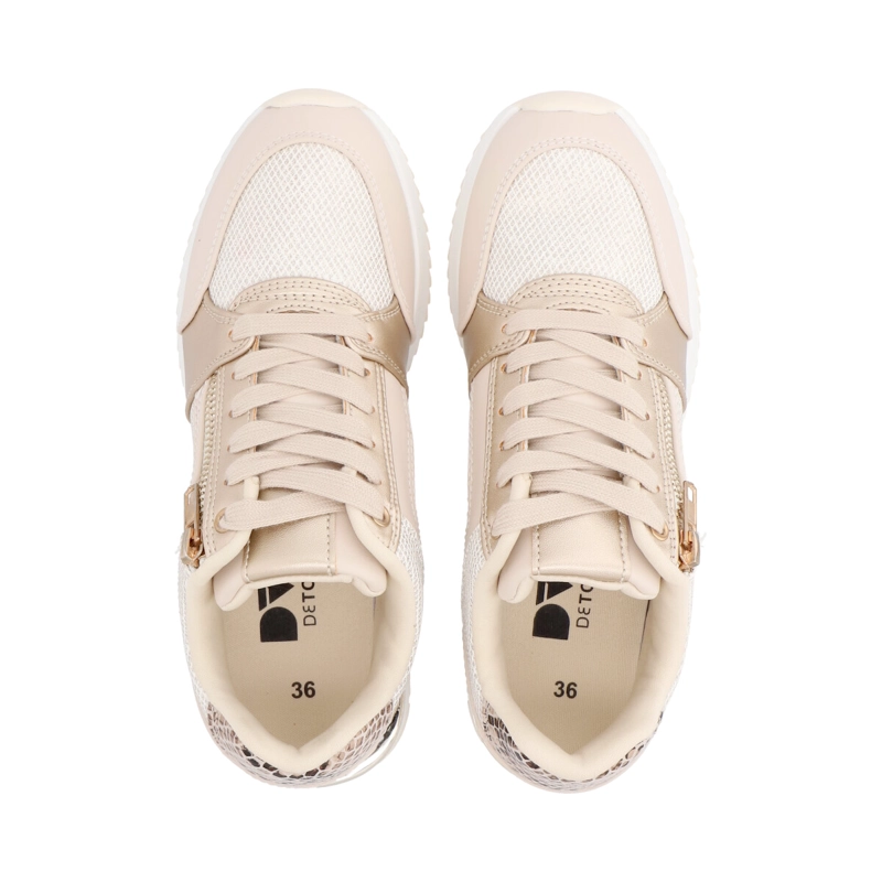 ZAPATILLAS MUJER DETOGNI DORADO ELENA - 3