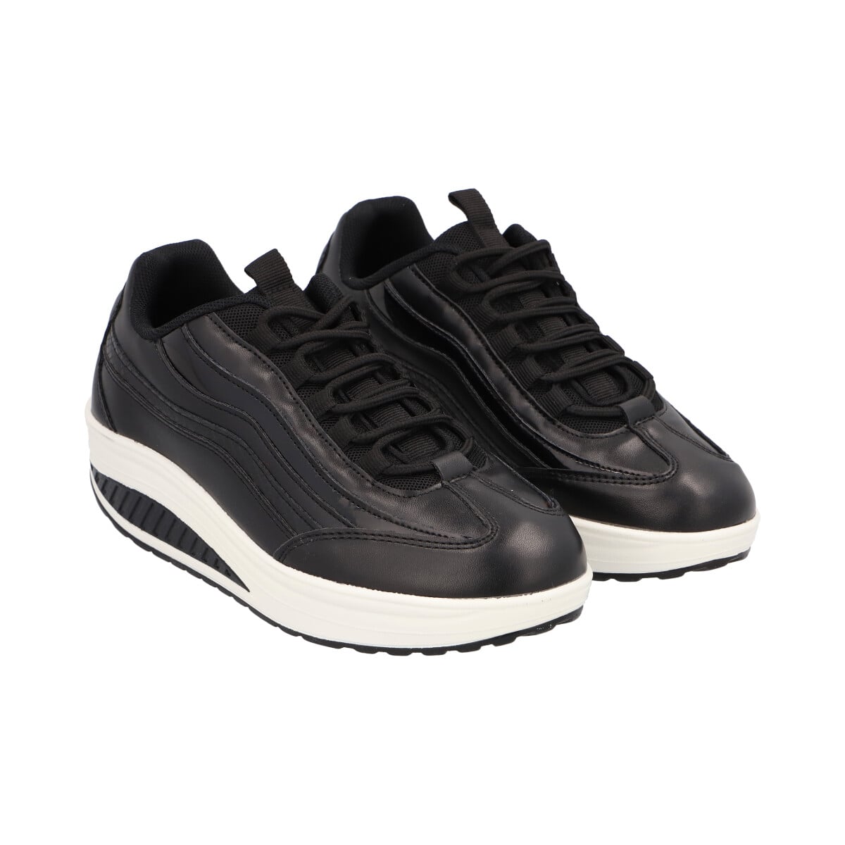 ZAPATILLAS MUJER DETOGNI NEGRO FIORELLA - 2