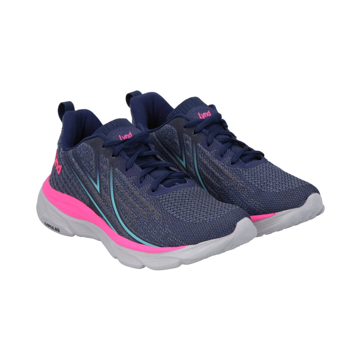 ZAPATILLAS MUJER LYND AZUL INTERSETION - 1