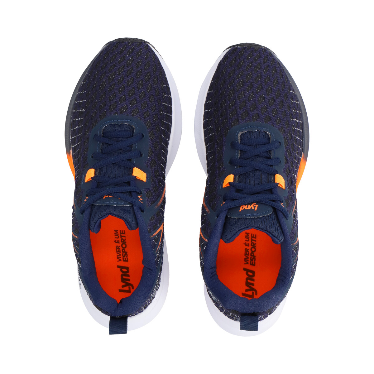 ZAPATILLAS MUJER LYND NARANJO GRID - 2
