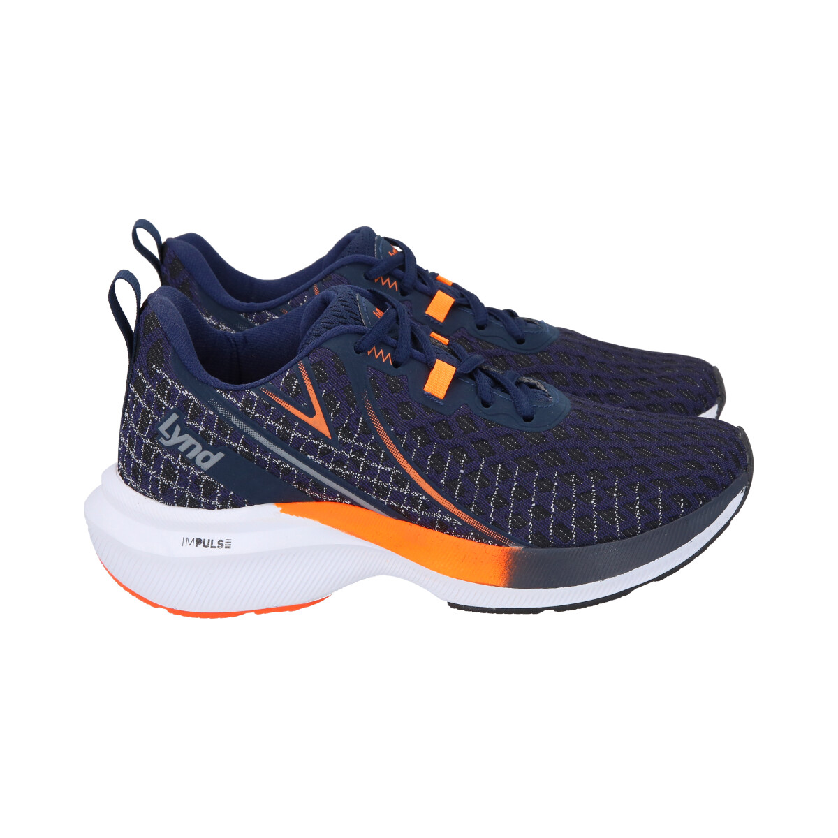 ZAPATILLAS MUJER LYND NARANJO GRID - 3