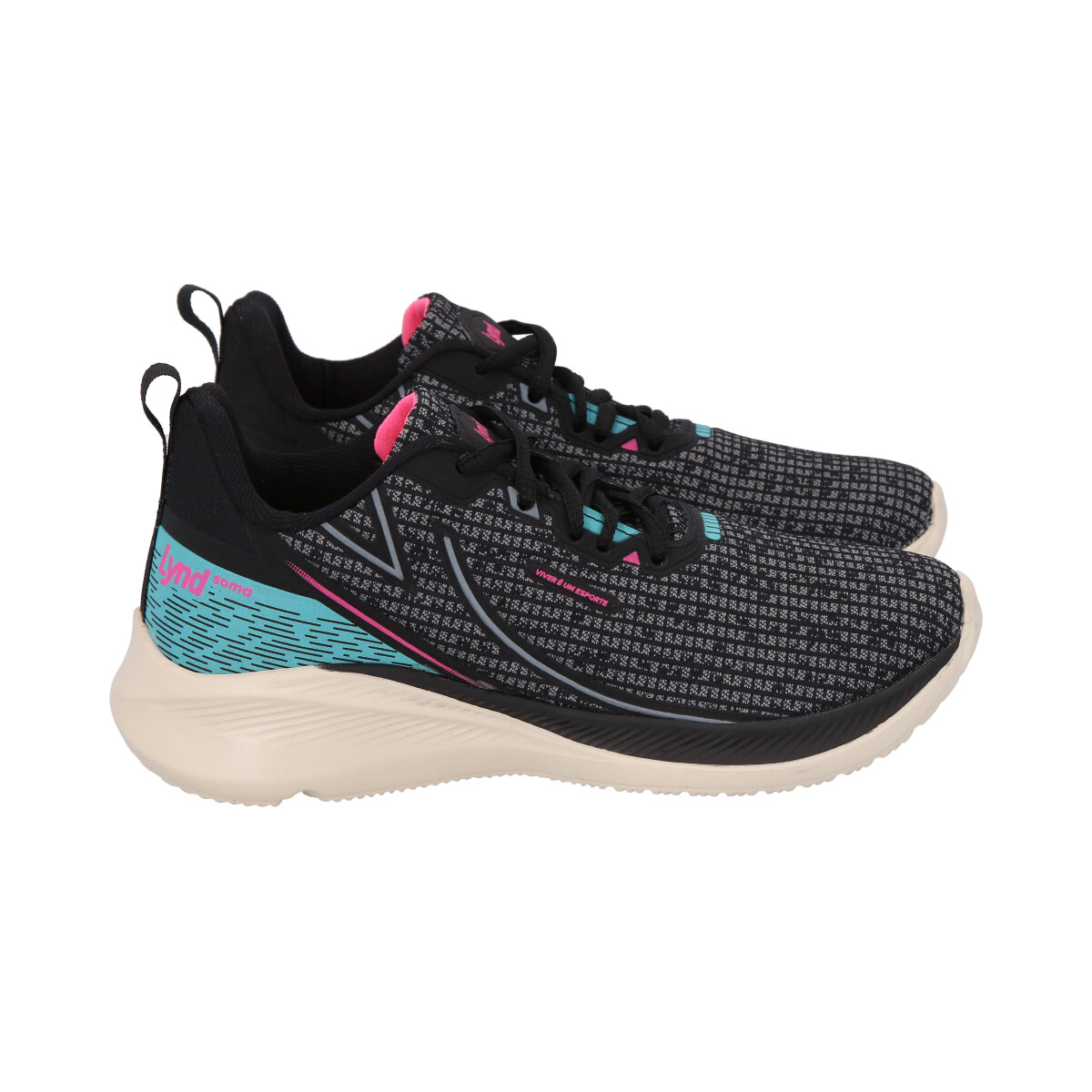 ZAPATILLAS MUJER LYND NEGRO SOMA - 3