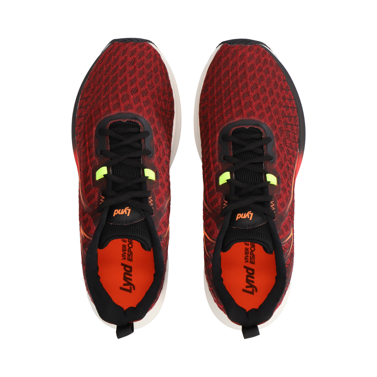 ZAPATILLAS HOMBRE LYND ROJO GRID - 2