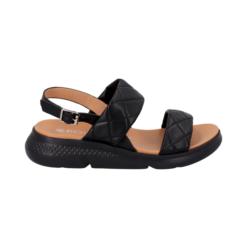SANDALIAS MUJER POLICE NEGRO LILI - 1