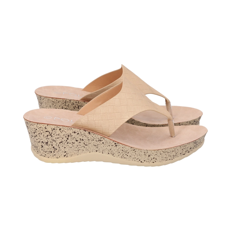 SANDALIA MUJER BEIGE THALIA POLICE - 3