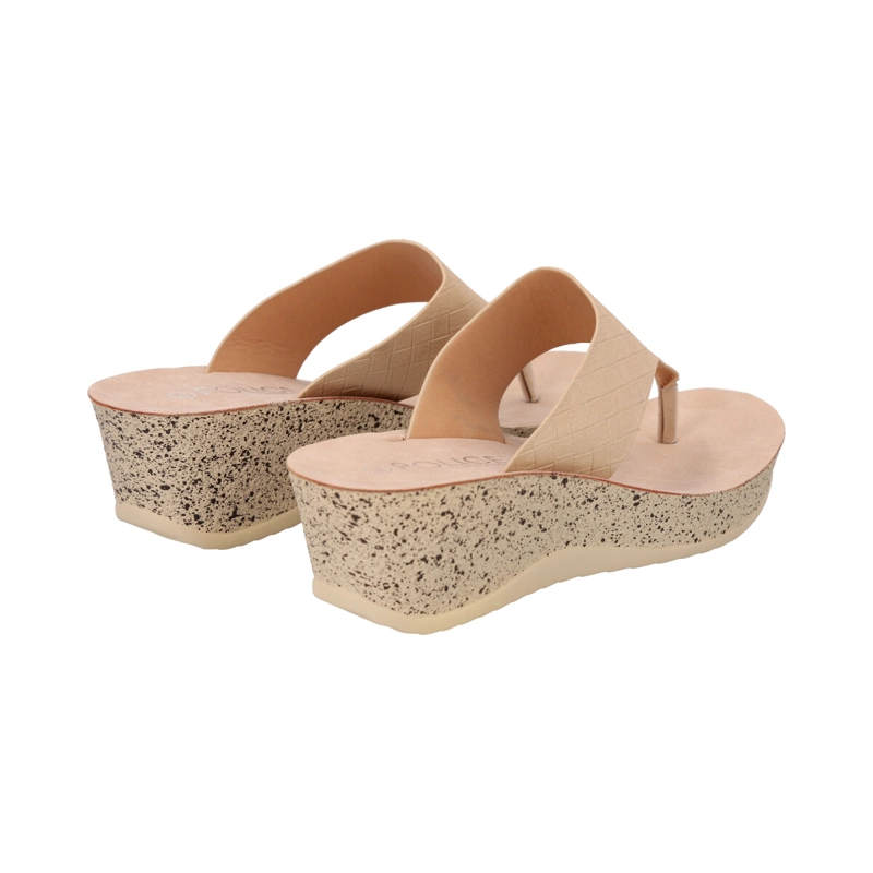 SANDALIA MUJER BEIGE THALIA POLICE - 5