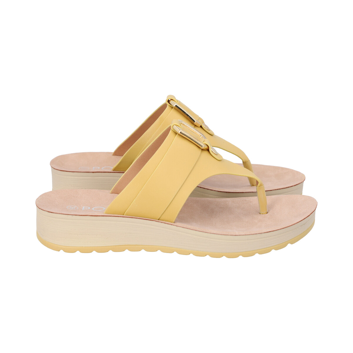 SANDALIAS MUJER POLICE AMARILLO SOLE - 3