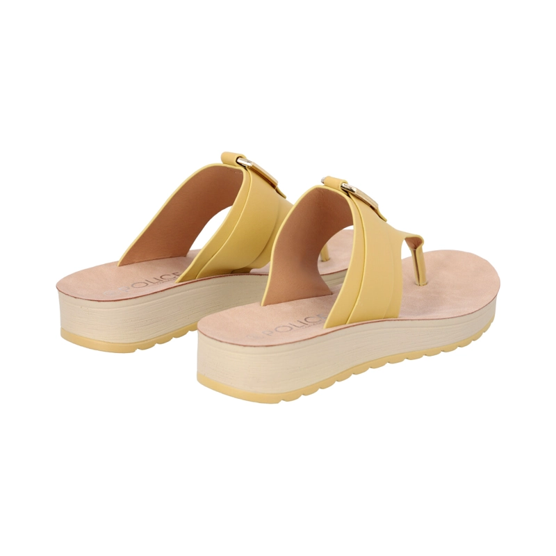 SANDALIAS MUJER POLICE AMARILLO SOLE - 5