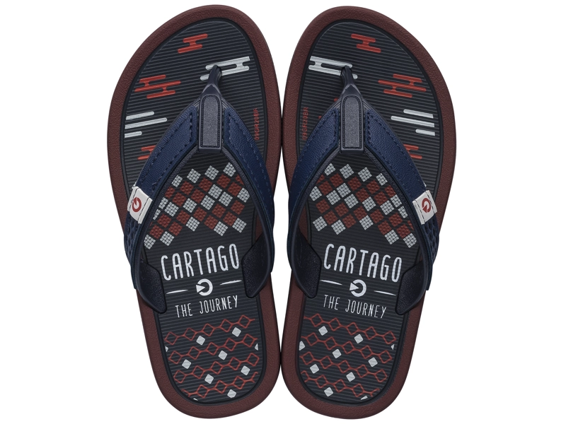 SANDALIAS INFANTIL AZUL MAIORCA THONG CARTAGO - 1