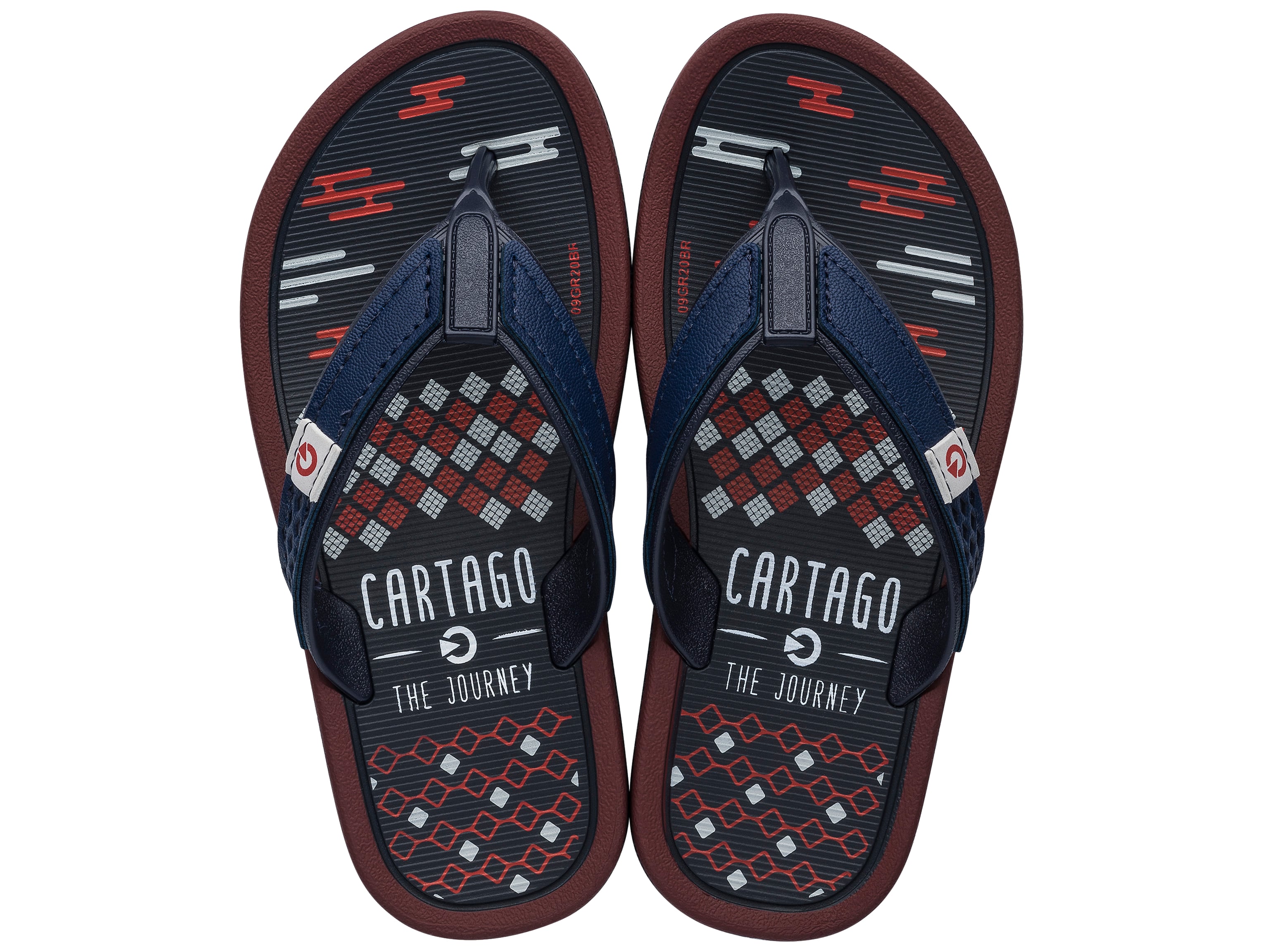 SANDALIAS INFANTIL AZUL MAIORCA THONG CARTAGO - 1