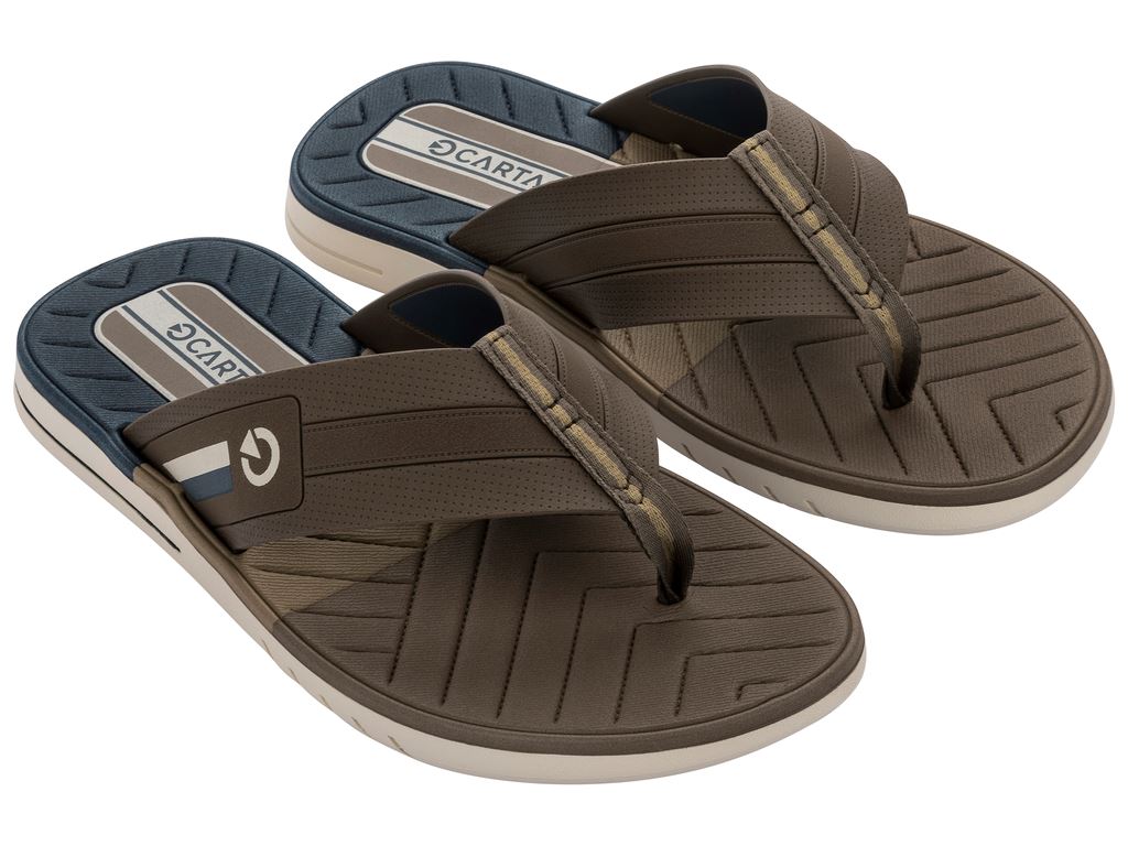 SANDALIAS HOMBRE CARTAGO MARRÓN SEVILLA 24 - 1