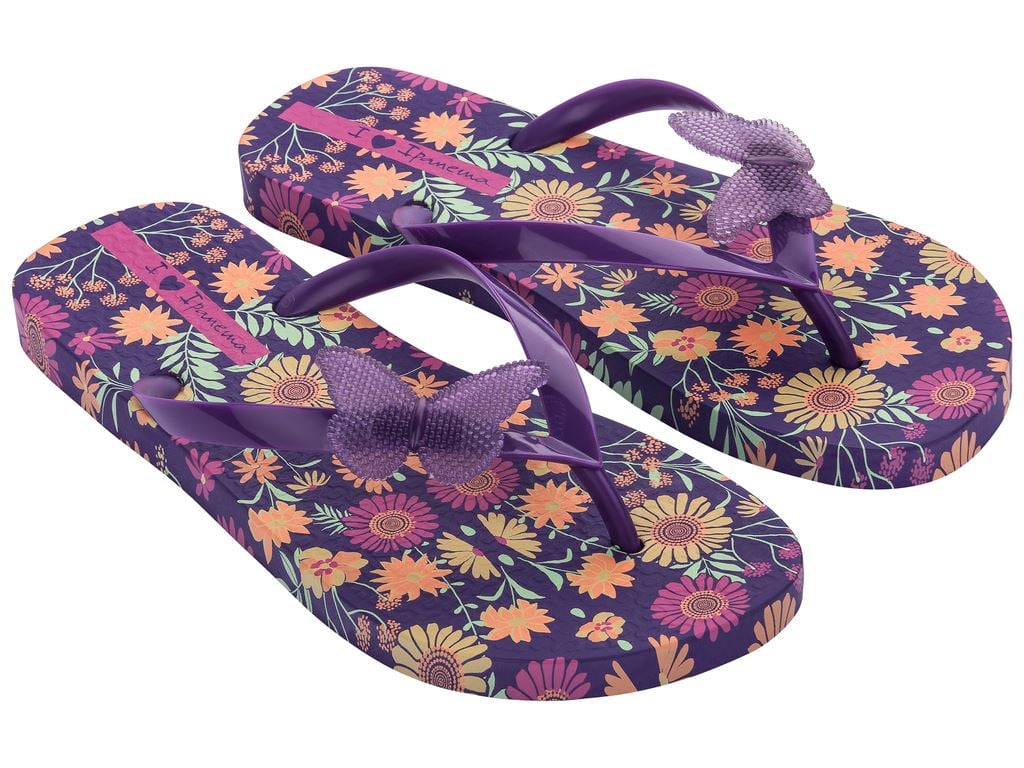 SANDALIA MUJER MORADO BELLE FLORAL 115 IPANEMA - 1