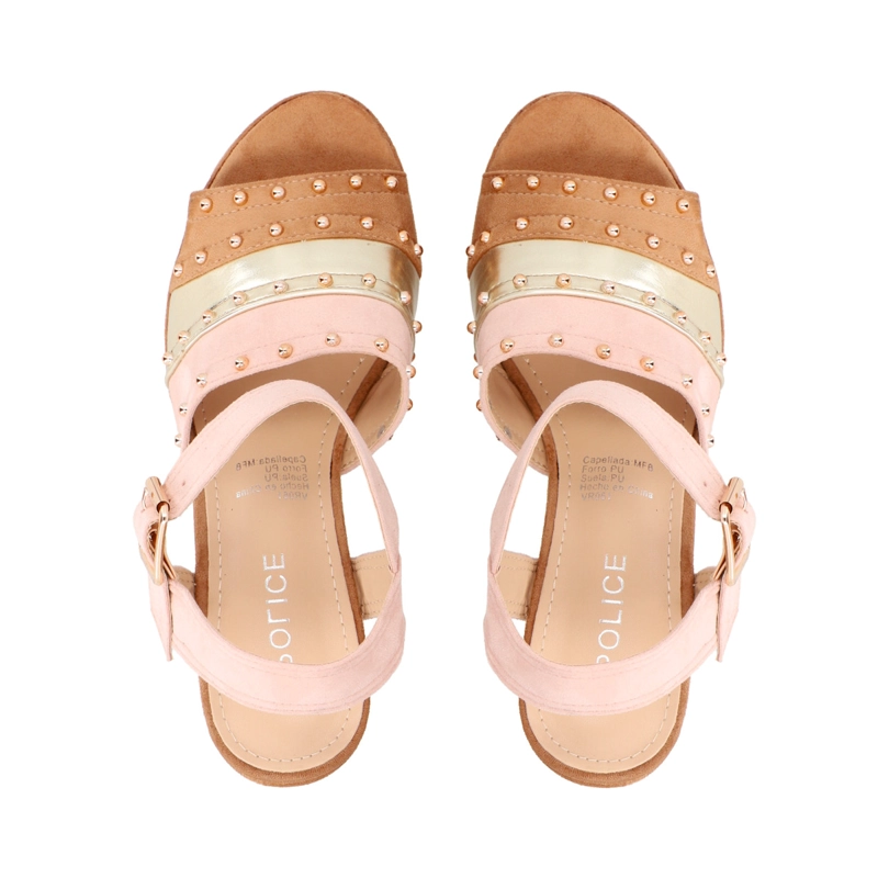 SANDALIA MUJER CAMEL RENE POLICE - 2