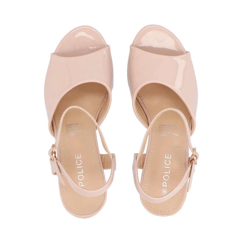 SANDALIA MUJER BEIGE CONNIE POLICE - 2