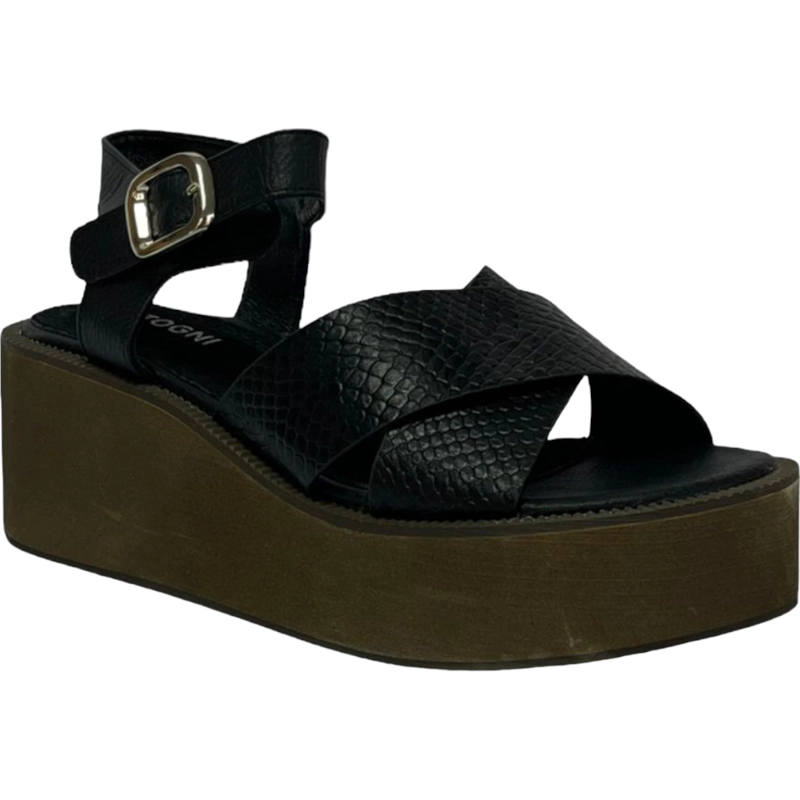 SANDALIA PLATEADO/NEGRO MUJER_ LONDON DETOGNI - 3