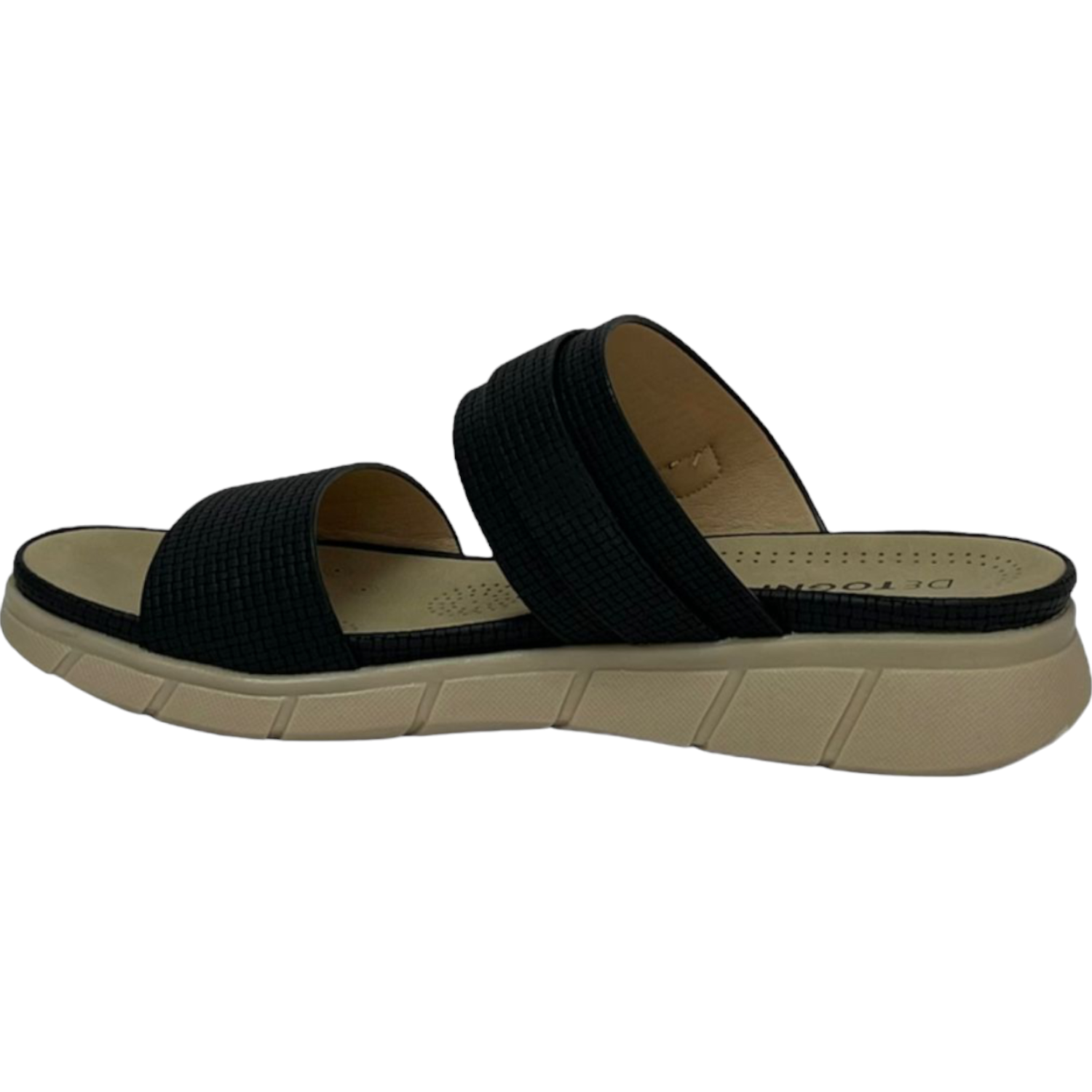 SANDALIA NEGRO MUJER ORQUIDEA DETOGNI - 4