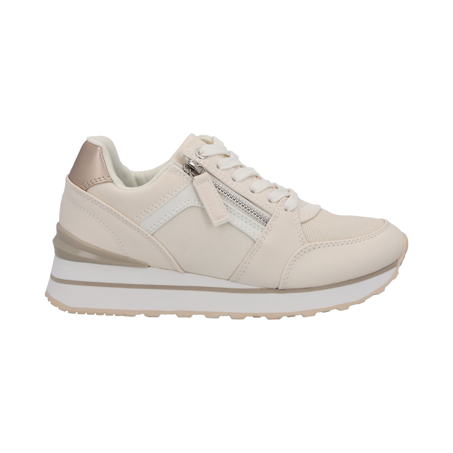 ZAPATILLA MUJER BEIGE FRIDA DETOGNI - 1