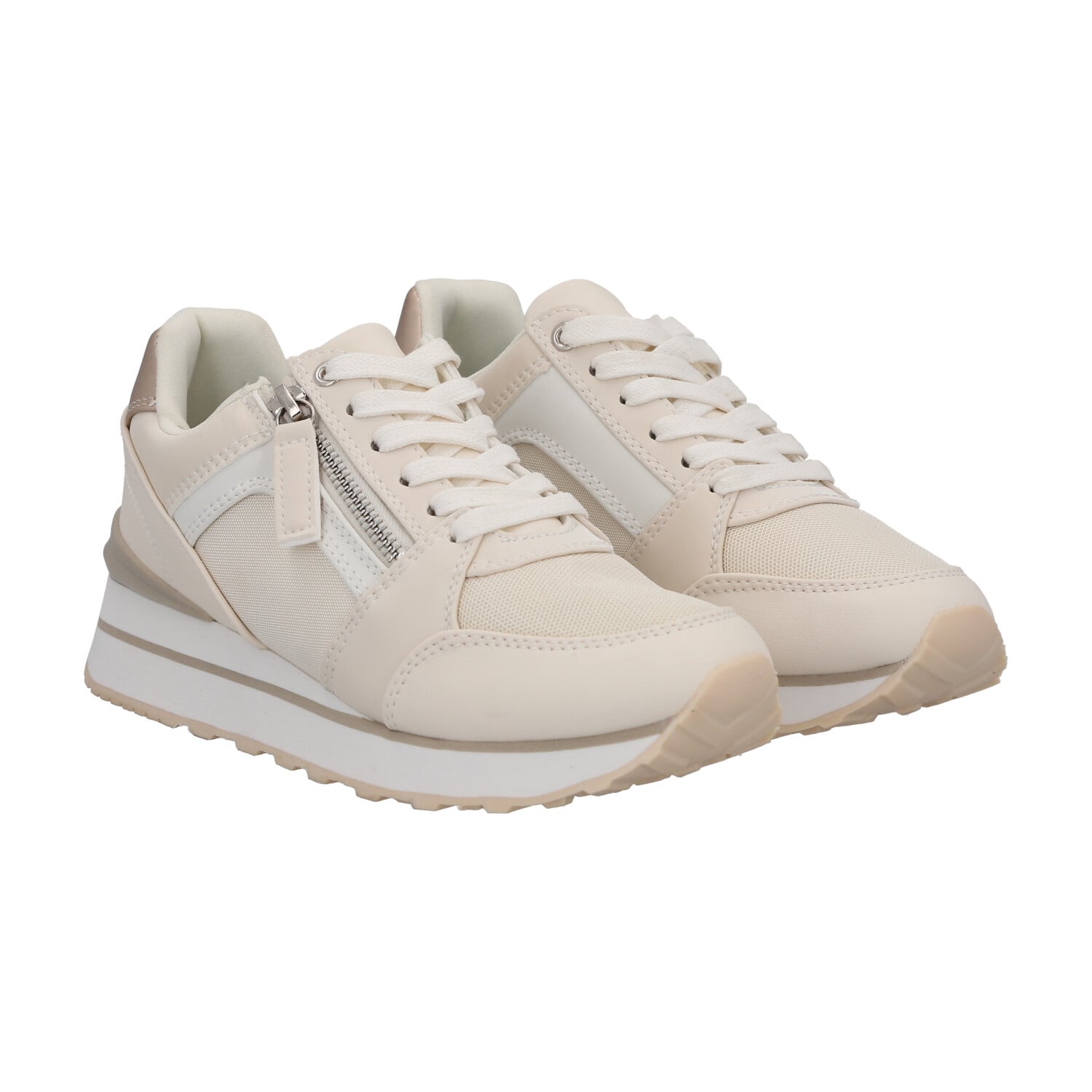 ZAPATILLA MUJER BEIGE FRIDA DETOGNI - 4