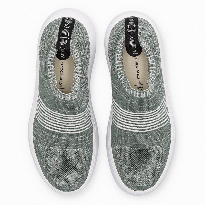 ZAPATILLAS MUJER PICCADILLY VERDE LETICIA SOSI - 3