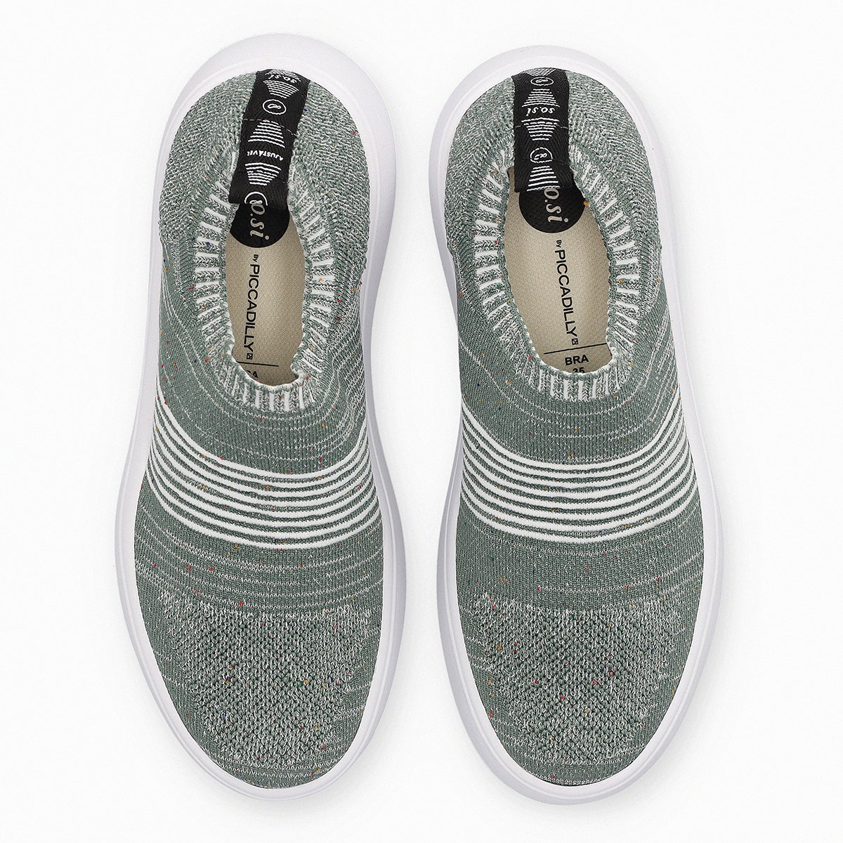 ZAPATILLAS MUJER PICCADILLY VERDE LETICIA SOSI - 3