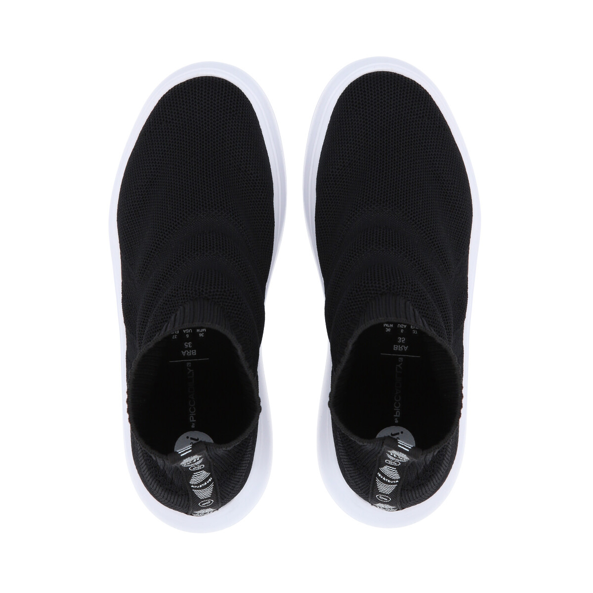 ZAPATILLAS MUJER PICCADILLY NEGRO LETICIA 5052 - 2