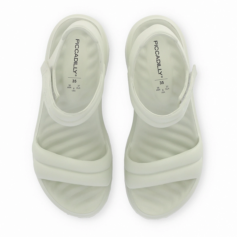 SANDALIA MUJER 85 MARSHMALLOW VERDE PICCADILLY - 2