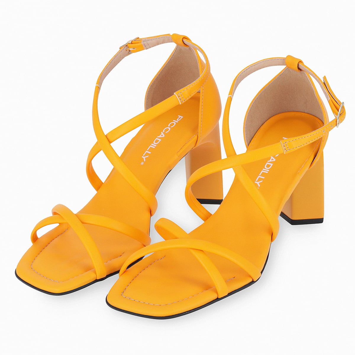 SANDALIAS MUJER PICCADILLY CLAUDINE NARANJA - 2
