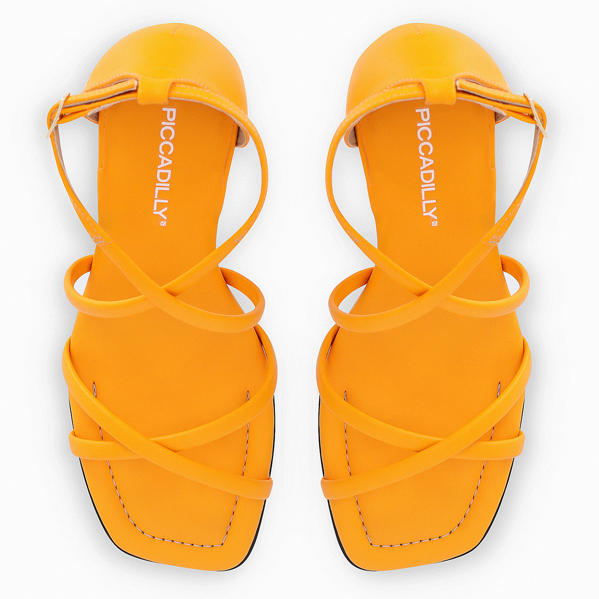 SANDALIAS MUJER PICCADILLY CLAUDINE NARANJA - 3