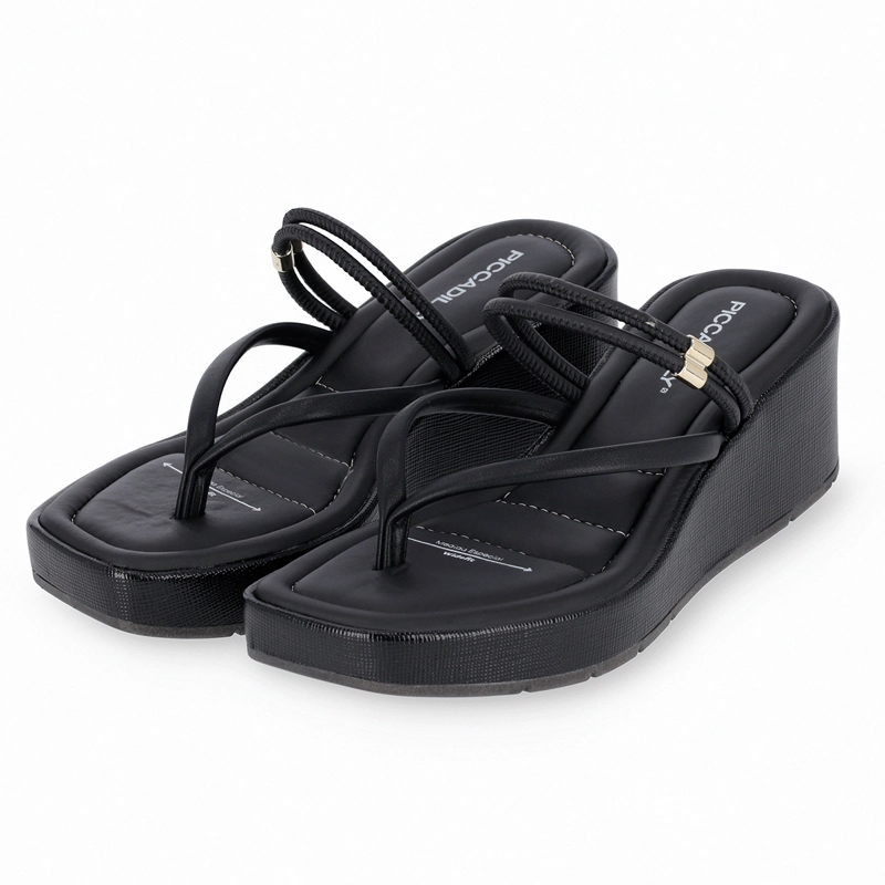 SANDALIA NEGRO MUJER LILIAN PICCADILLY - 4