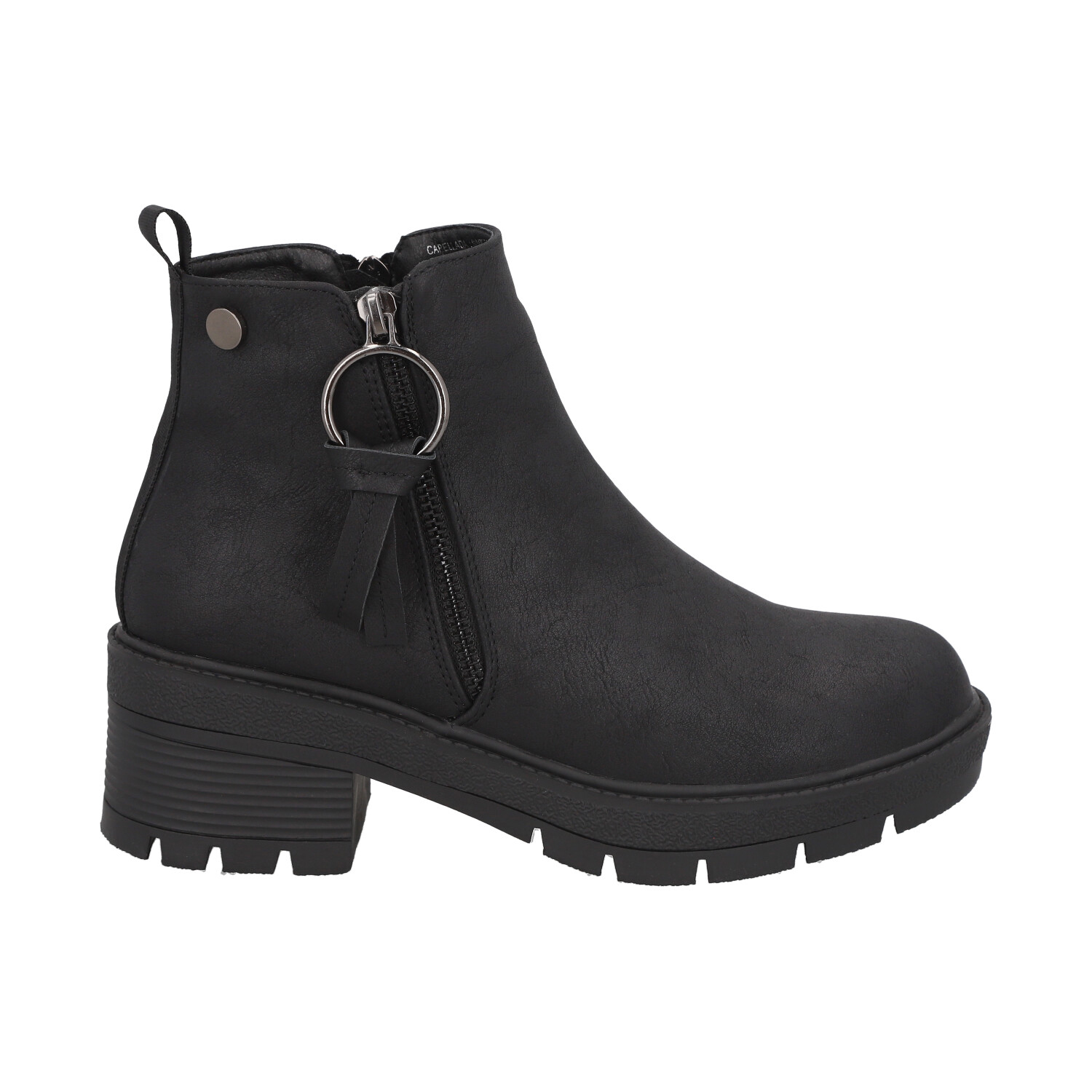 BOTIN NEGRO MUJER ESTER DETOGNI - 1