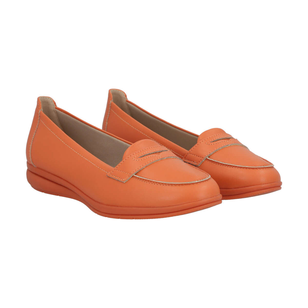 MOCASIN FABRICIA NARANJA PICCADILLY - 2