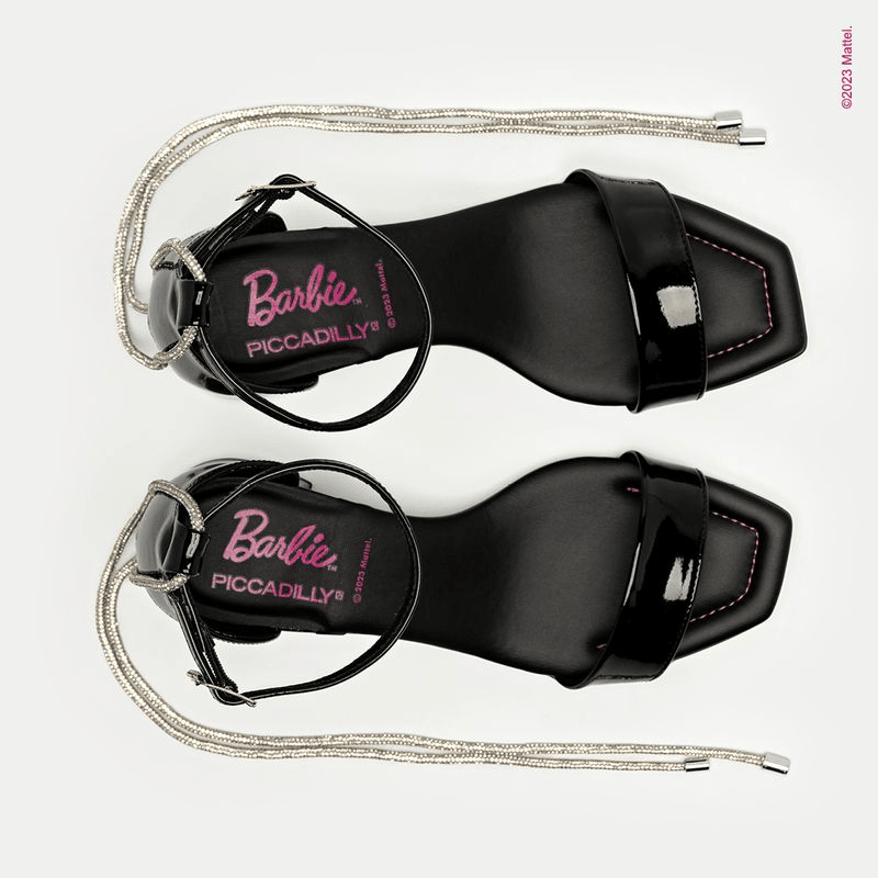 SANDALIA 6300 MUJER BARBIE NEGRO PICCADILLY - 4