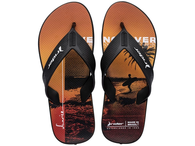 SANDALIAS HOMBRE RIDER NARANJA STYLE - 1