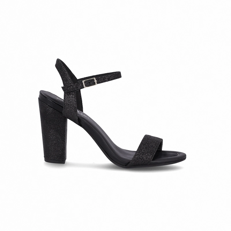 SANDALIA NEGRO/GLITTER MUJER RAFA PICCADILLY - 1