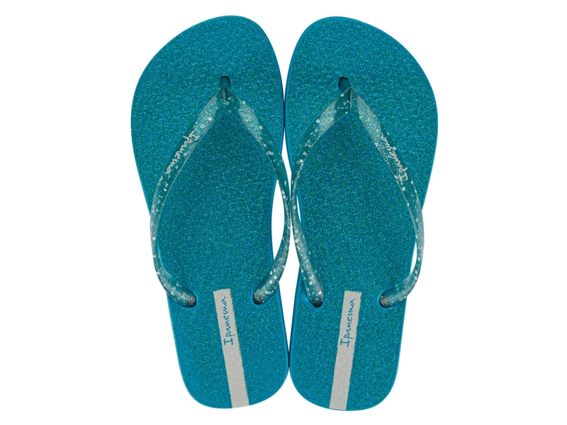 SANDALIAS MUJER IPANEMA AZUL GLITTER - 1