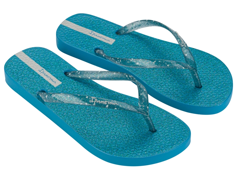 SANDALIAS MUJER IPANEMA AZUL GLITTER - 2