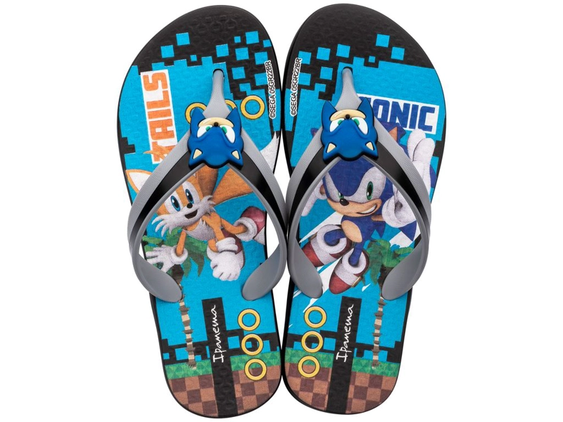 SANDALIA NEGRO INFANTIL SONIC SPEED 489 IPANEMA - 1