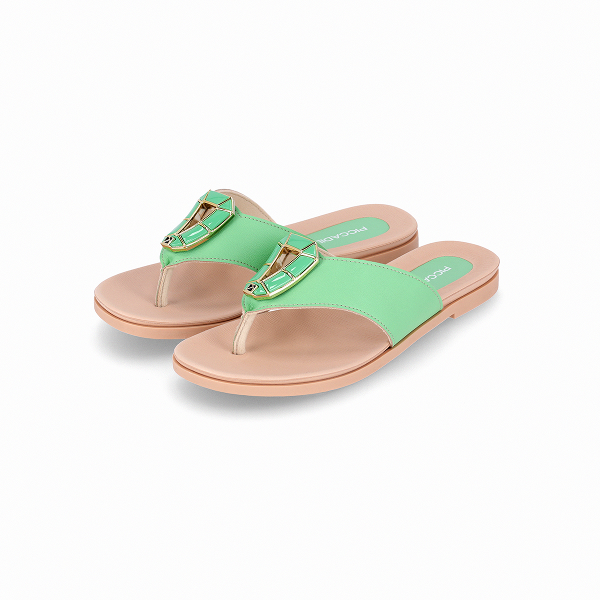 SANDALIAS MUJER PICCADILLY VERDE MARI - 3