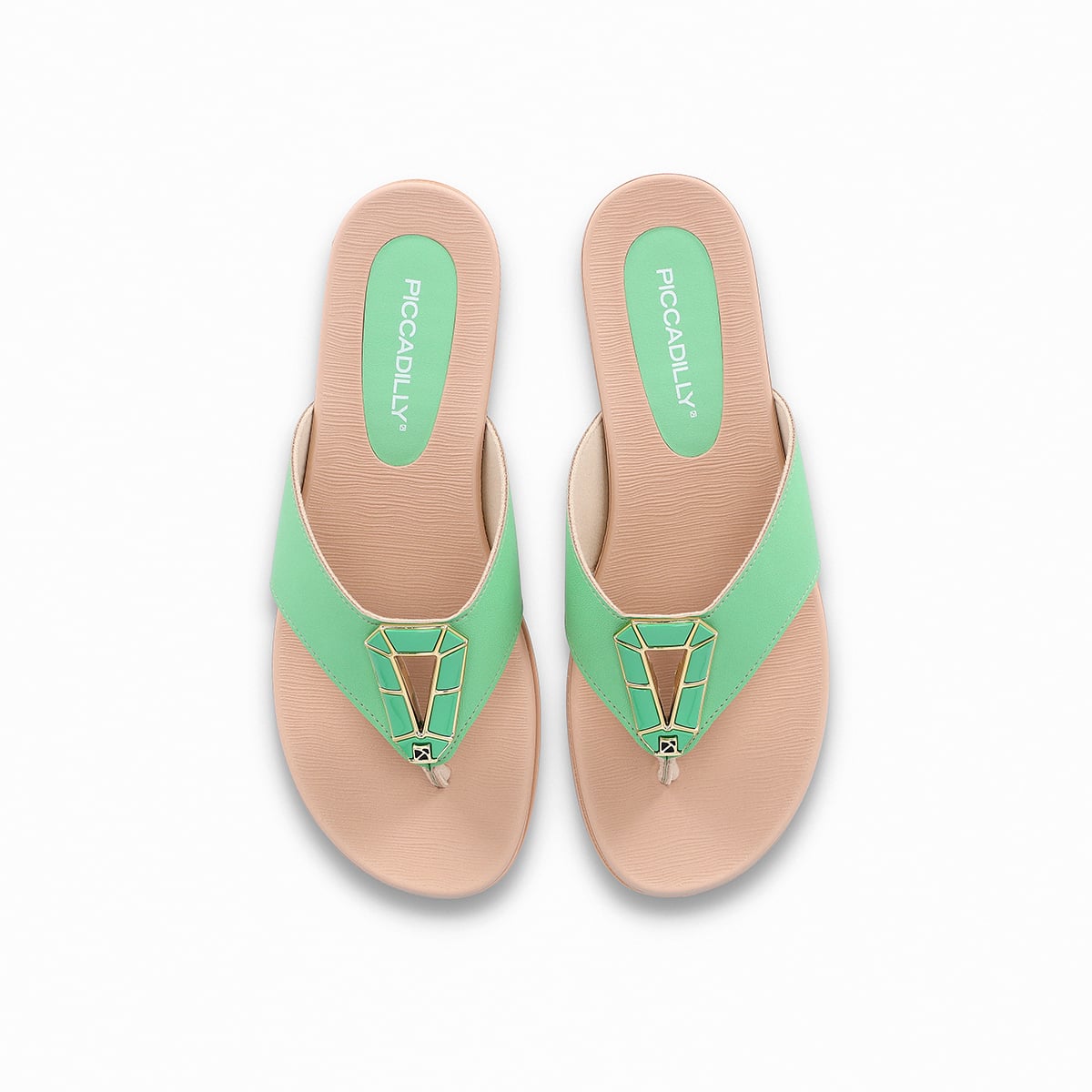 SANDALIAS MUJER PICCADILLY VERDE MARI - 4