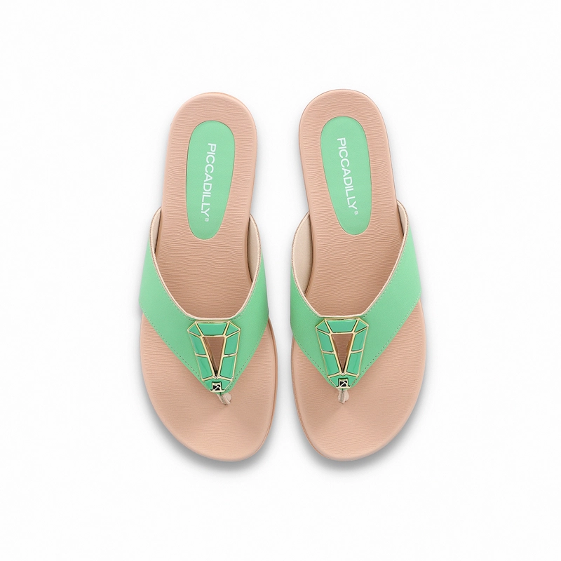 SANDALIAS MUJER PICCADILLY VERDE MARI - 4