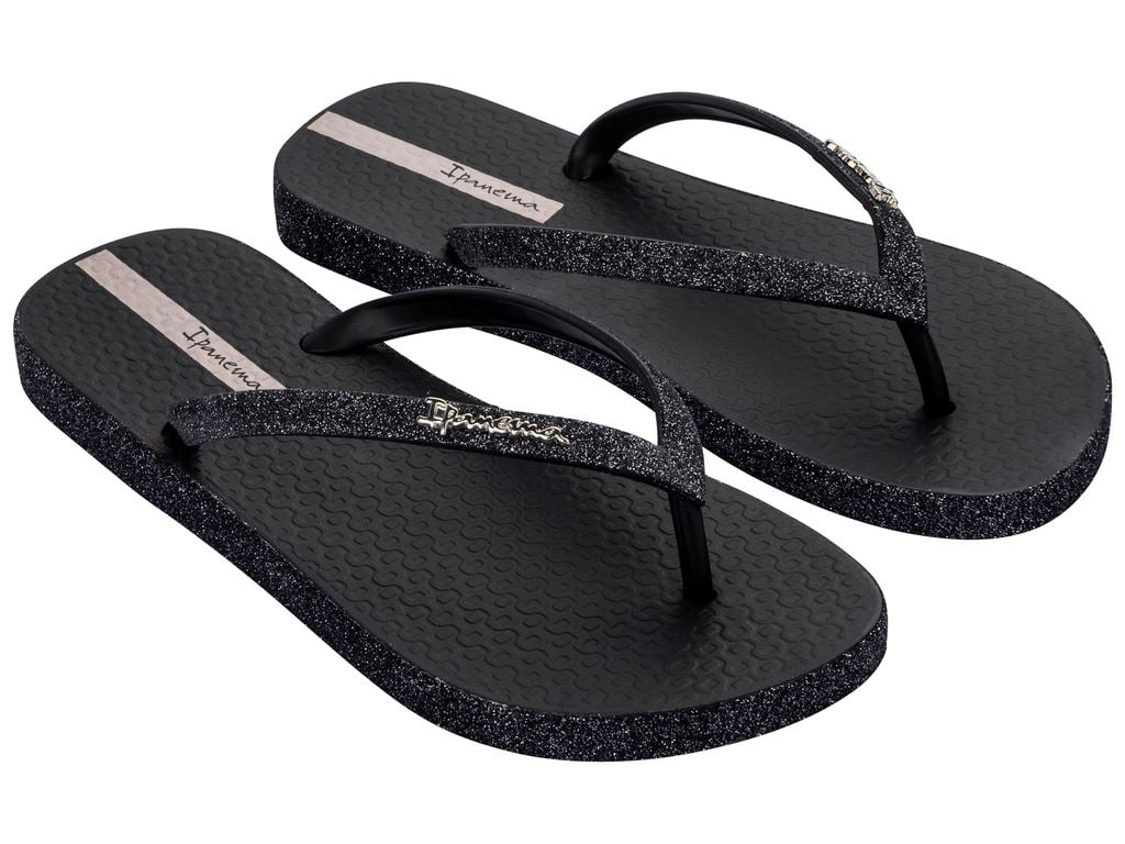 SANDALIA GLOW MAXI EN COLOR NEGRO IPANEMA - 1