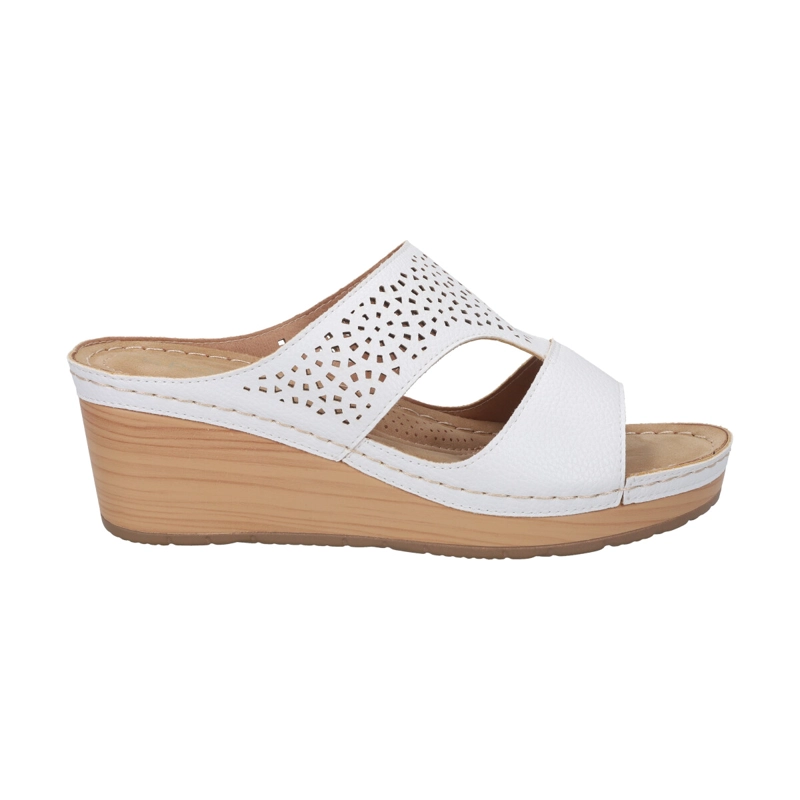 SANDALIAS MUJER POLICE BLANCO CAFÉ NALA 2 - 1