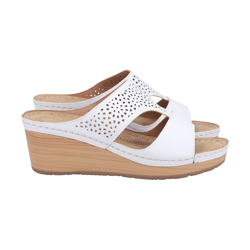 SANDALIAS MUJER POLICE BLANCO CAFÉ NALA 2 - 3