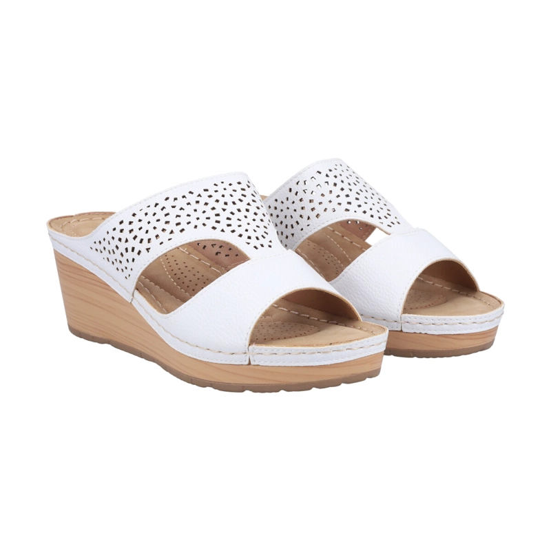 SANDALIAS MUJER POLICE BLANCO CAFÉ NALA 2 - 5