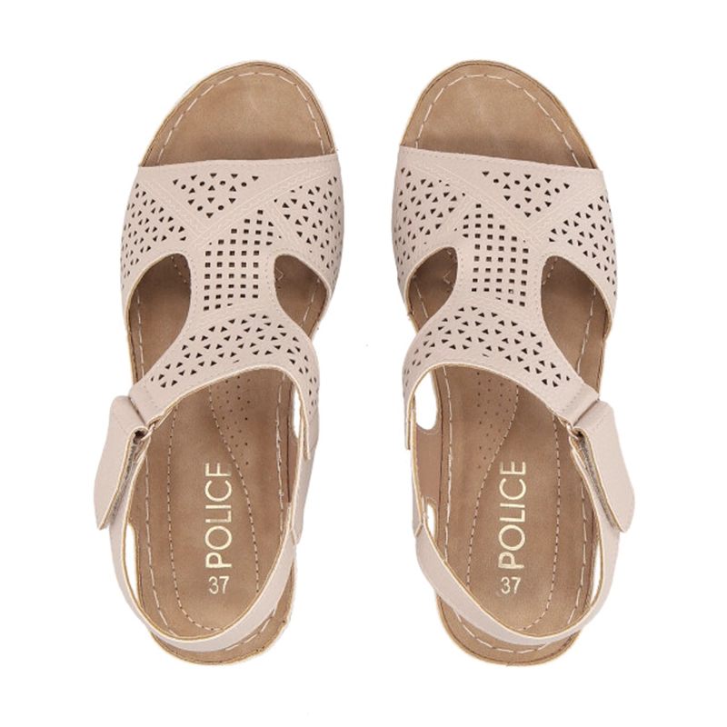 SANDALIAS MUJER POLICE TAUPE KYLIE - 2