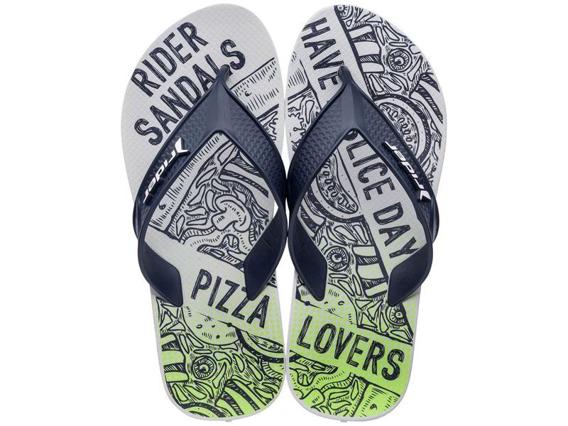 SANDALIAS HOMBRE RIDER GRIS STREET ART - 1