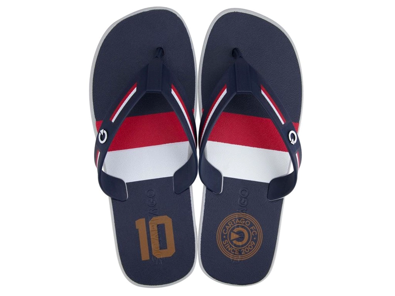 SANDALIAS HOMBRE CARTAGO ROJO BLANCO DETROIT - 1
