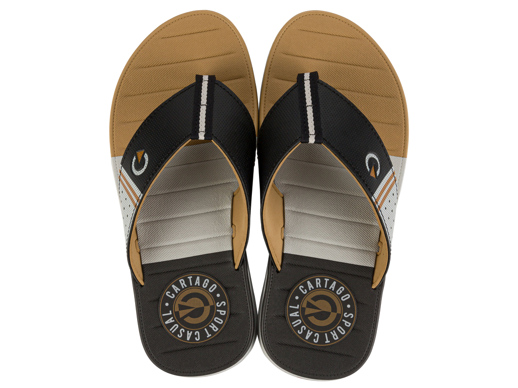 SANDALIAS HOMBRE CARTAGO MARRÓN SEVILHA V - 1
