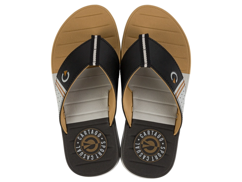SANDALIAS HOMBRE CARTAGO MARRÓN SEVILHA V - 1